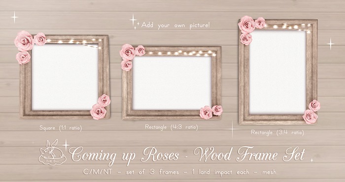+Half-Deer+ Coming up Roses [Wood Frame Set]