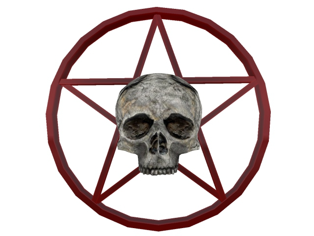 Skull Pentagram (Mesh)