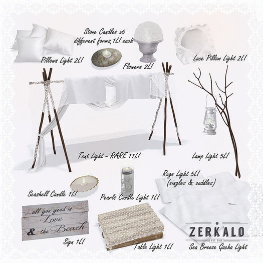 [ zerkalo ] Sea Breeze - Tent Light- RARE