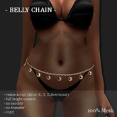 BELLY CHAIN RYC-03 GOLD     -RYCA-