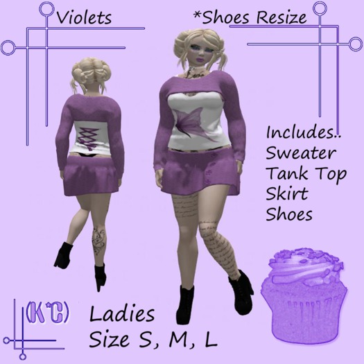 (K*C) Violets Ladies