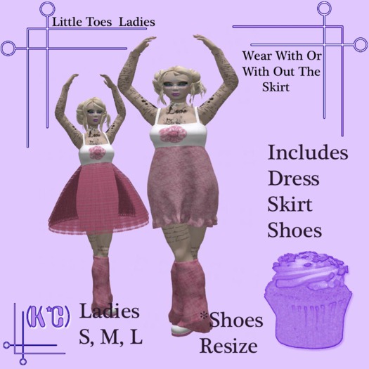 (K*C) Little Toes Ladies