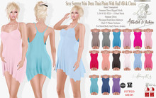 LSR - Sexy Summer Mini Dress Thais Plains With Hud MB & Classic