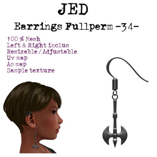 Earring FULLPERM -34-