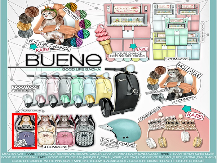 BUENO-Cat out of the bag-Purple