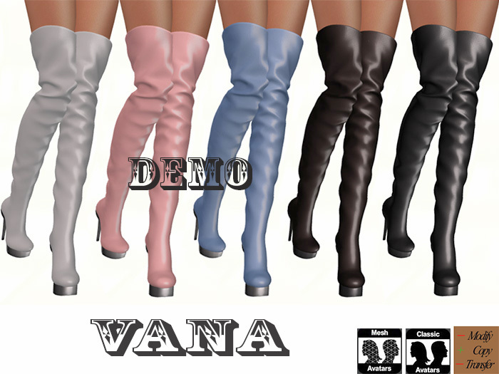 Lara AC High Heels Boots VANA - DEMO