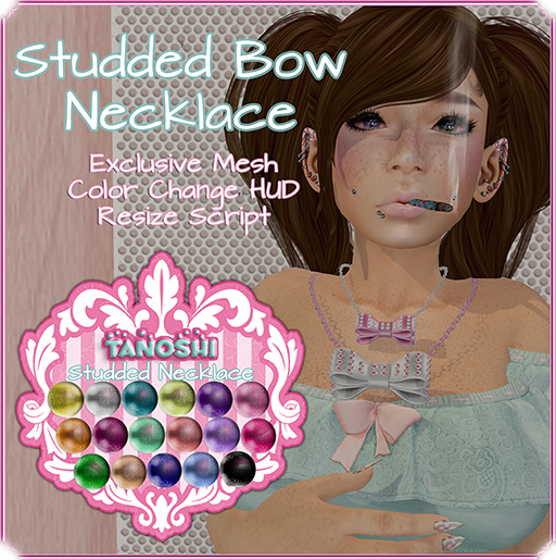 Tanoshi's Studded Necklace- RGold