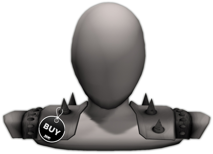 [BODY FACTORY] Warrior Pauldrons (Silver) 