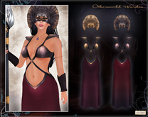[V/W] Otherwold's Warden Vesper - Classic & Mesh Avatars Fantasy dress outfit w/ mask & accessories