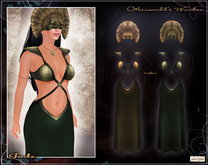 [V/W] Otherwold's Warden Jade - Fantasy Outfit, Classic & fitted mesh + Slink, Belleza, Maitreya sizes; access.