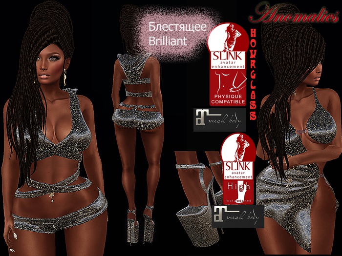 Suit black steel shine 2 in 1