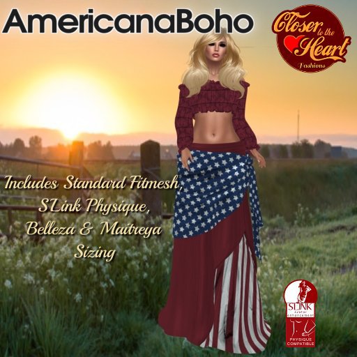 AmericanaBoho Dress***