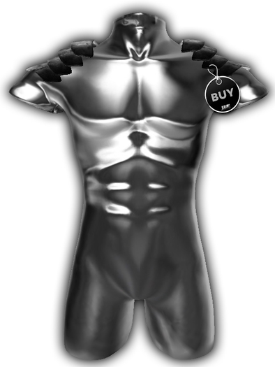 [BODY FACTORY] Gladiator Pauldrons (Silver) - BOX