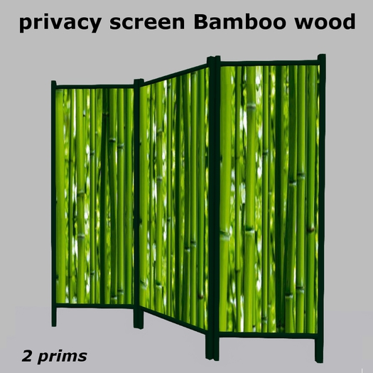 privacy screen Bamboo wood