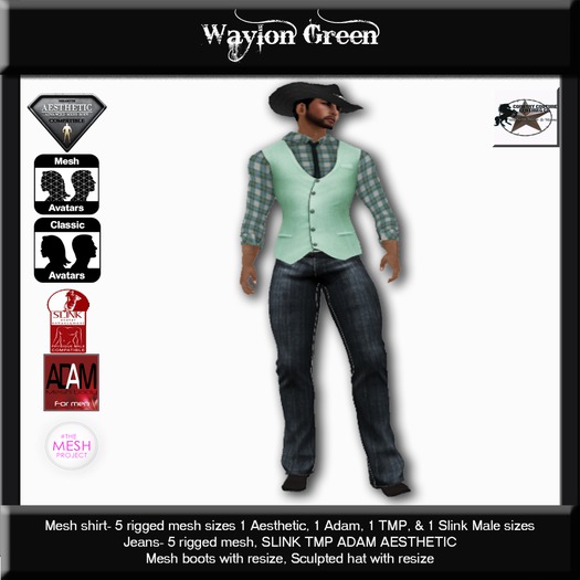 Country Couture Waylon Green