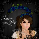 [CC Co.] Princess Rose - Tiara - Azure Sapphire
