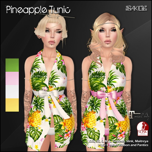 [ SAKIDE ] Pineapple Tunic