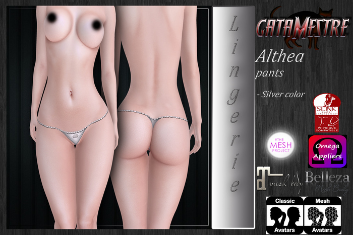 ::GATAMESTRE:: Althea pants - silver
