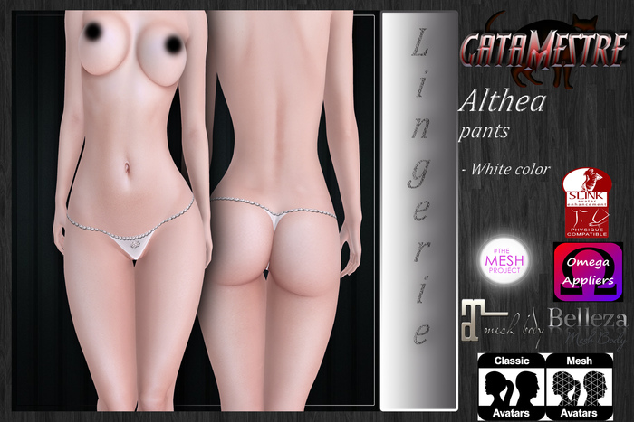 ::GATAMESTRE:: Althea pants - white