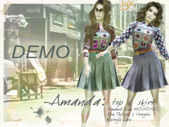 !gO! Amanda blouse&skirt - DEMO
