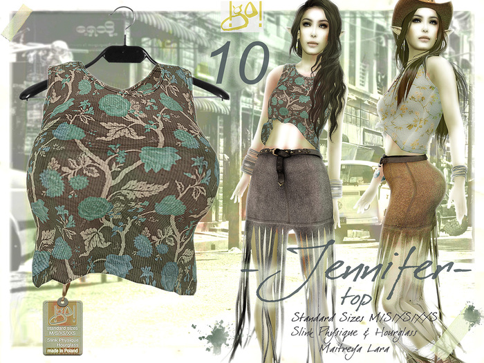 !gO! Jennifer top - 10