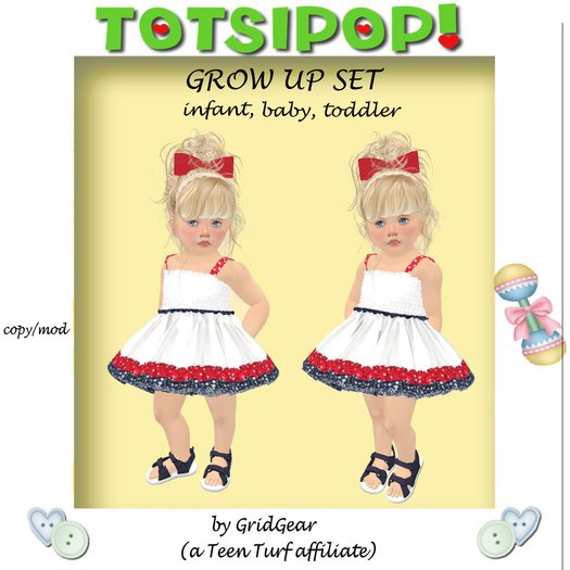 TOTSIPOP! Freedom Dress