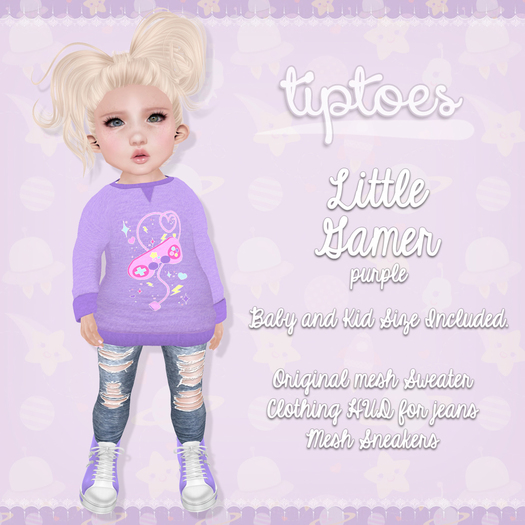 . tiptoes - Little Gamer - Purple