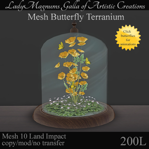 LadyMs Mesh Butterfly Terranium - 2