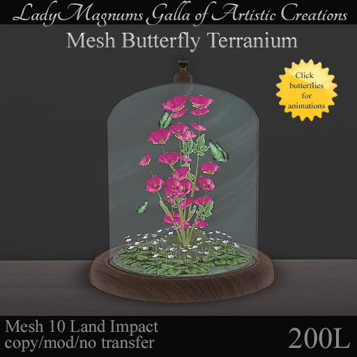 LadyMs Mesh Butterfly Terranium - 7