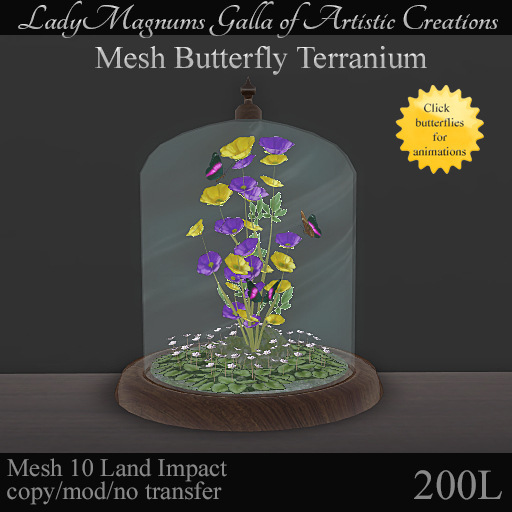 LadyMs Mesh Butterfly Terranium - 10