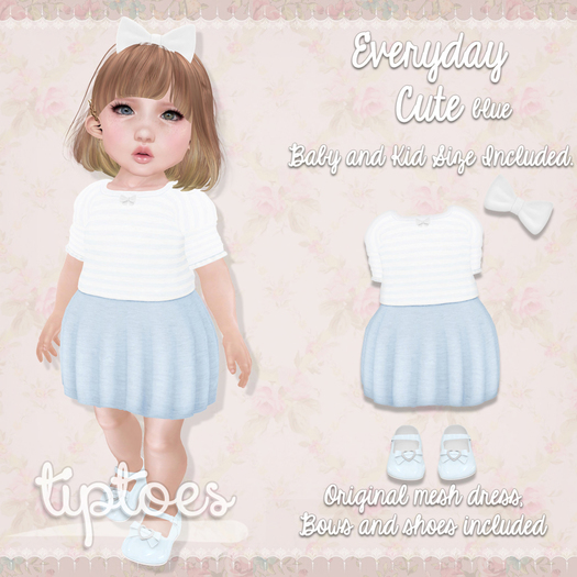 . tiptoes - Everyday Cute - Blue