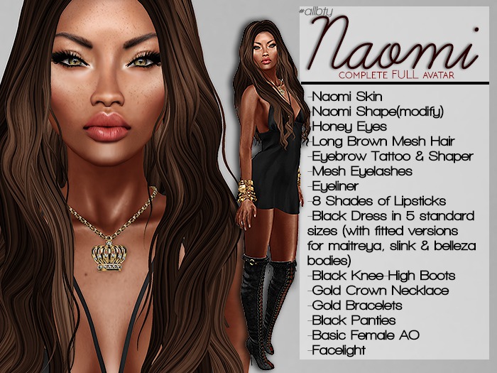 #allbty - Naomi Complete Full Avatar