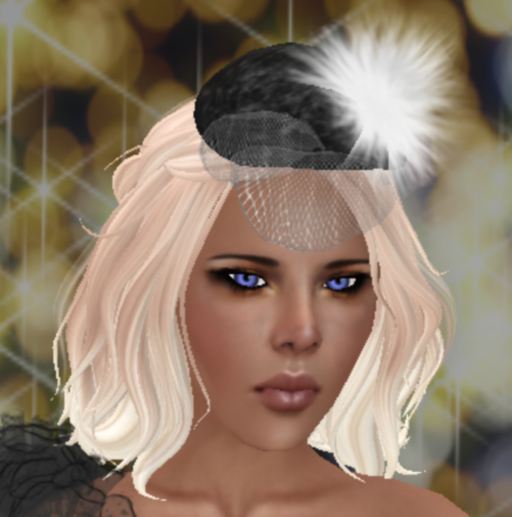 Powder Puff Hat Black*