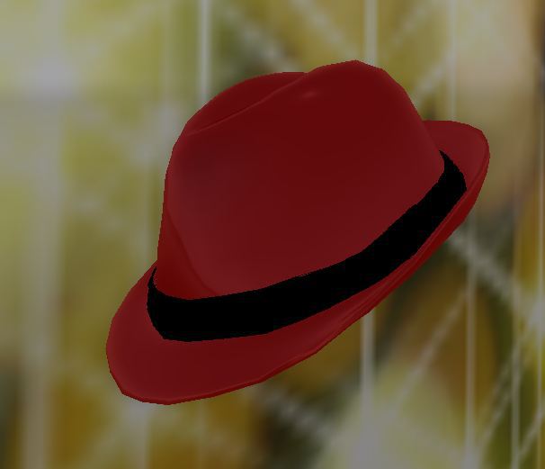 Fedora Small Brim Red