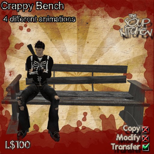 Urban - Crappy Bench -=Soup Kitchen=-
