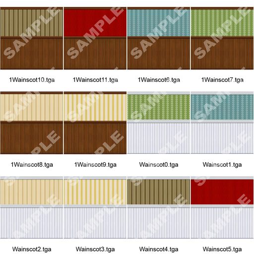 [HOT] Wainscot Wall Textures Pack 3
