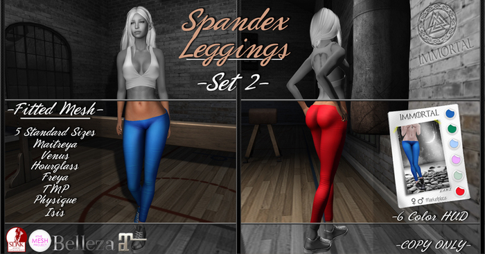 ..::IMMORTAL::.. Spandex Leggings - Set 2