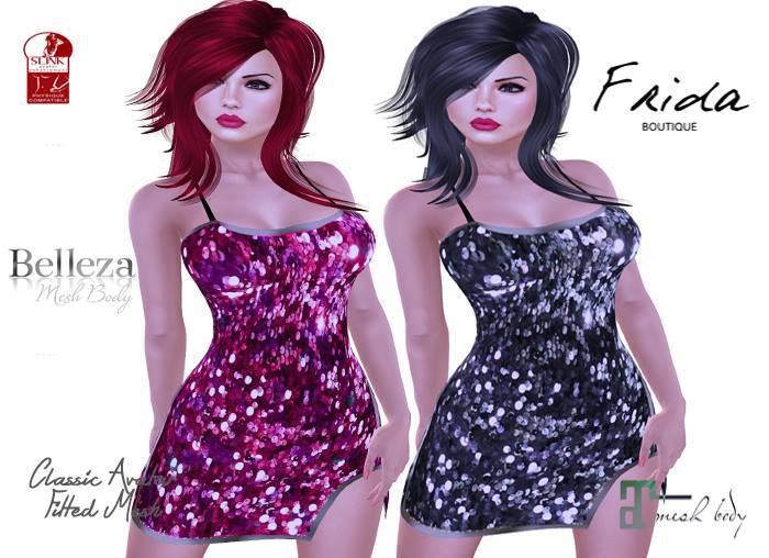 Sofia Mesh Dress . BLACK.RED