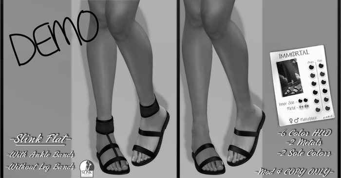 DEMO -..::IMMORTAL::.. (SLINK FLAT) - Sandals
