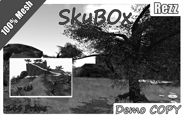 ::Damyn Store::[DEMO]Garden Autumn Red SkyBox 64x55[DEMO]