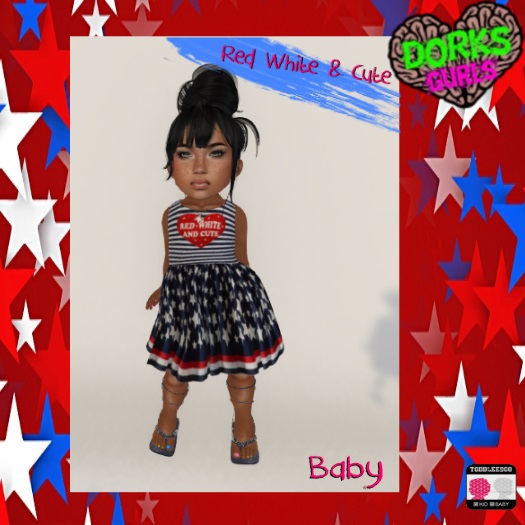 **DoRks** Red White & Cute Dress(B) {BOXED}