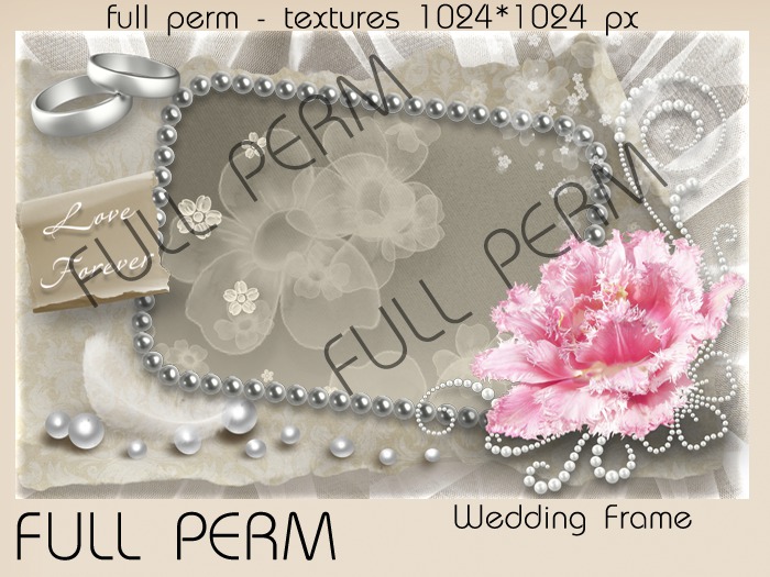 FULL PERM Wedding Frame