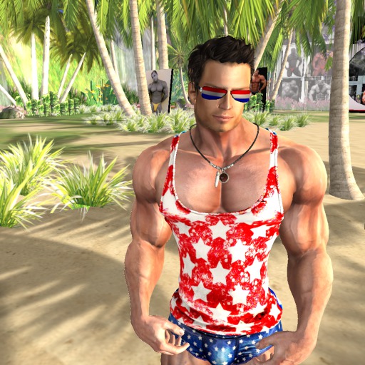 JTC TANK TOP Patriotic REDBLU N STARS[BOX]