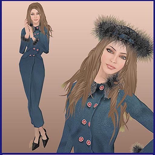 Winter Coat & Hat - Foxy Grey
