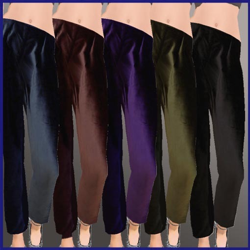 Separates - 5 velvet pant pack