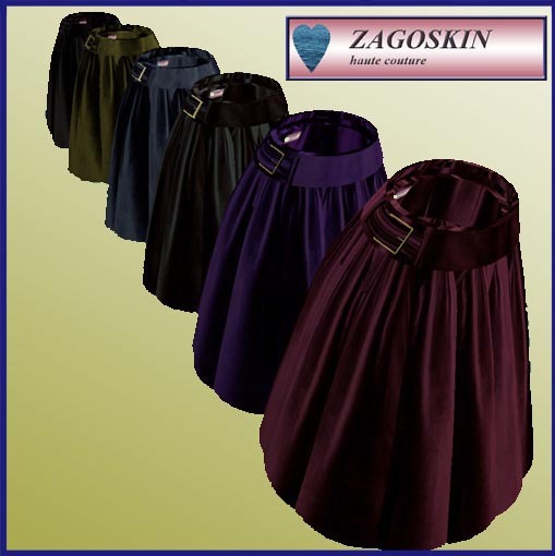 Separates - 5 velvet skirt pack
