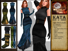 "Moon_Sha" Kata Blue & Green
