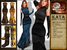 "Moon_Sha" Kata Brown & Yellow