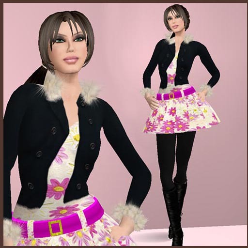Mitsu Bomber and minidress set