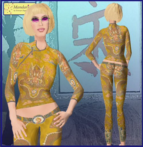 Mandarina pants set
